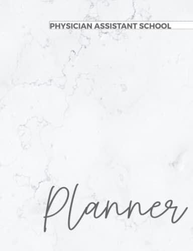 Physician Assistant Student Planner