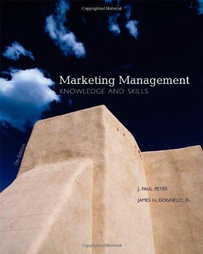 Marketing Management: Knowledge and Skills (7th Edition)