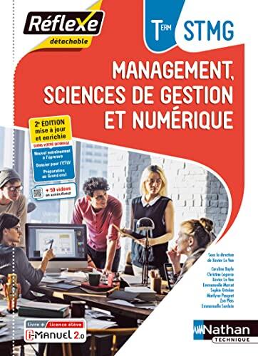 Management Sciences de gestion et numérique - Term STMG (Pochette Réflexe) Livre + licence élève