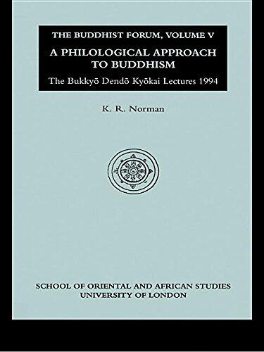 Philological Approach to Buddhism