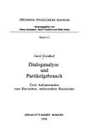 Dialoganalyse und Partikelgebrauch
