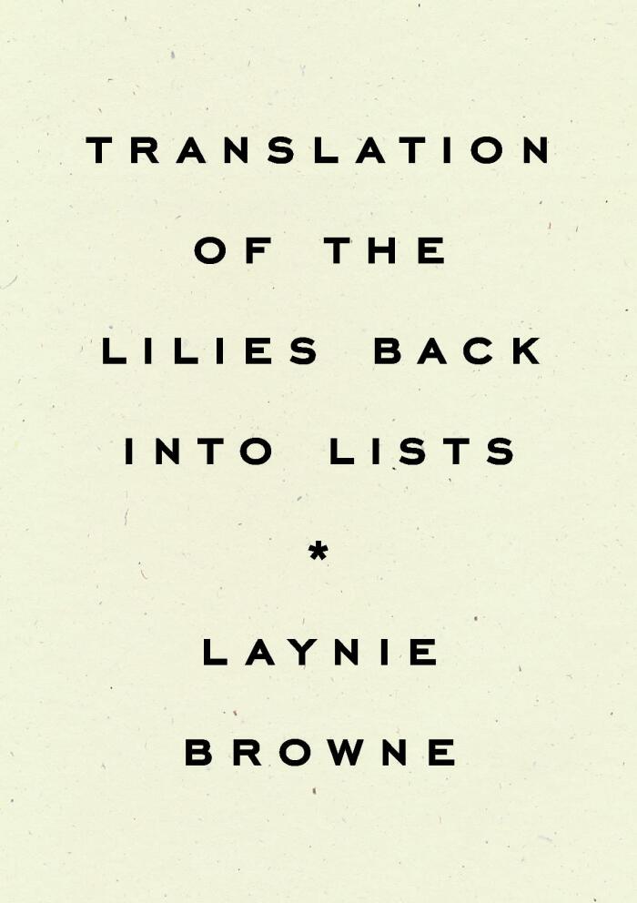 Translation of the Lilies Back into Lists