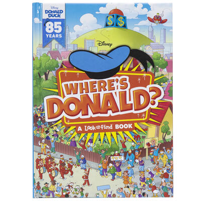 Disney Donald Duck - Where's Donald? A Look and Find Book - PI Kids