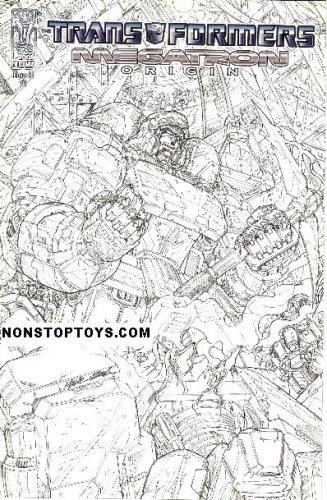 Transformers Megatron Origin #1 Comic - Retailer Incentive Sketch Cover