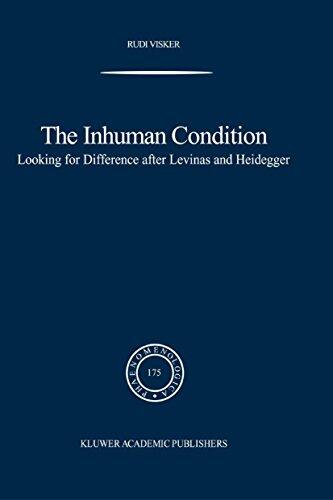 The Inhuman Condition: Looking for Difference after Levinas and Heidegger