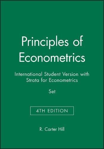 Principles of Econometrics [with STRATA for Econometrics]