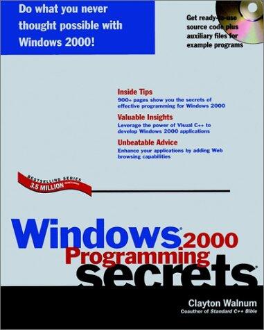 Windows? 2000 Programming Secrets?