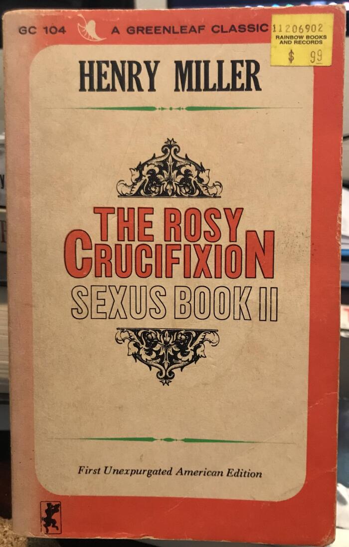 The Rosy Crucifixion: Sexus (Book II)