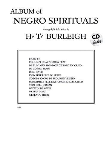 Album of Negro Spirituals (Low Voice, Book and CD)
