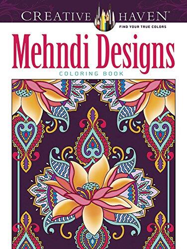 Creative Haven Deluxe Edition Beautiful Mehndi Designs Coloring Book