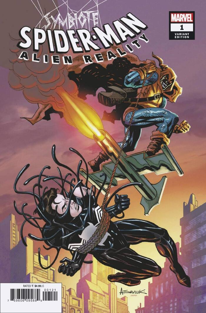 SINGLE ISSUE COMIC SYMBIOTE SPIDER MAN ALIEN REALITY #1 1:25 ALEX SAVIUK VARIANT