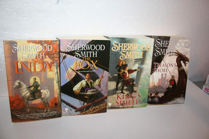 Sherwood Smith's Complete Inda Series Books 1-4 ((1. Inda (2006) 2. The Fox (2007) 3. The King's Shield (2008) 4. Treason's Shore