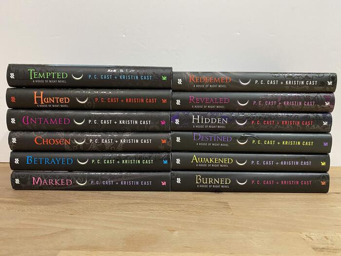 House of Night Series Complete Set: 12 Book Volumes 1-12 Hardcover