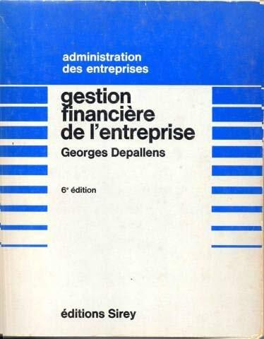 Gestion financière de l'entreprise