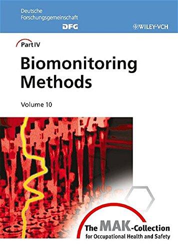 The MAK-Collection for Occupational Health and Safety (Part IV: Biomonitoring Methods)