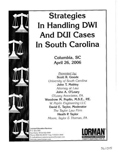 Strategies In Handling DWI And DUI Cases