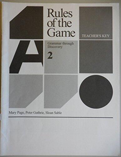 Rules of the Game