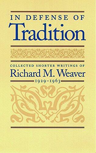 In Defense of Tradition