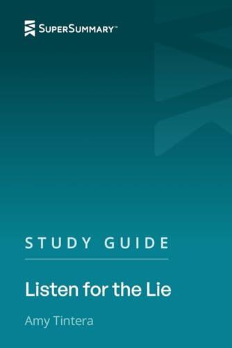 Study Guide: Listen for the Lie