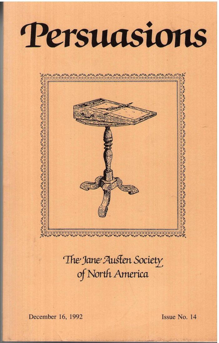 Persuasions - The Jane Austen Society of North America (Issue No. 14)