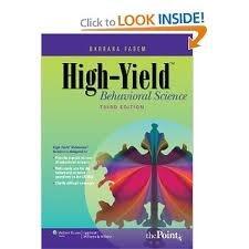 High-Yield Behavioral Science
