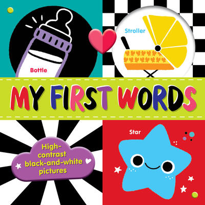My First Words: High-contrast black-and-white pictures
