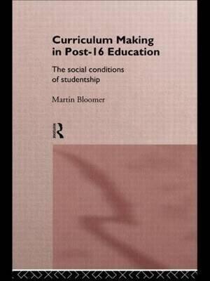 Curriculum in Making in post-16 Education