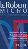 Le Robert Micro Poche Dictionnaire De La Langue Française