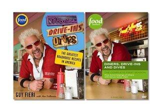 Diners, Drive-Ins and Dives DVD and Book Bundle