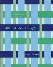 Formulation, Implementation and Control of Competitive Strategy with Business Week 13 week Special Card