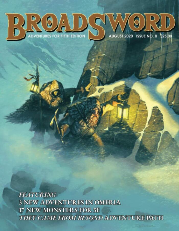 BroadSword Monthly #8: Adventures for Fifth Edition