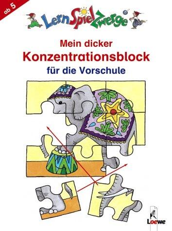 Mein Dicker Konzentrationsblock Für Die Vorschule: Ab 5