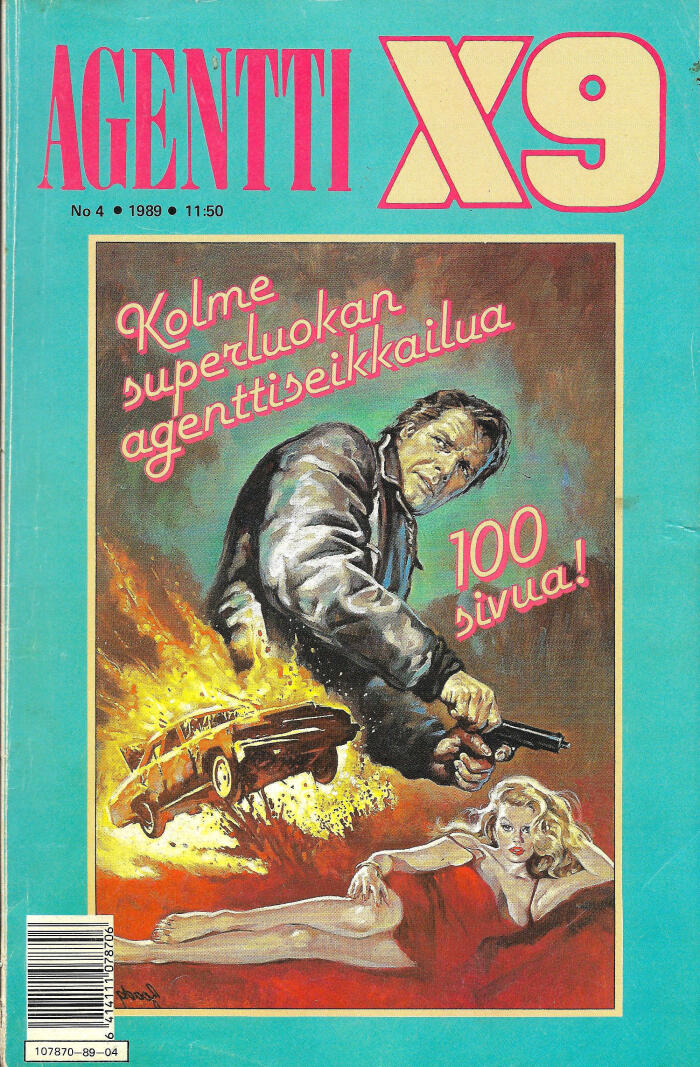 Agentti X9, #4/1989