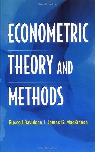 [ Econometric Theory and Methods ] BY MacKinnon, James G ( Author ) ON Oct-16-2003 Hardcover