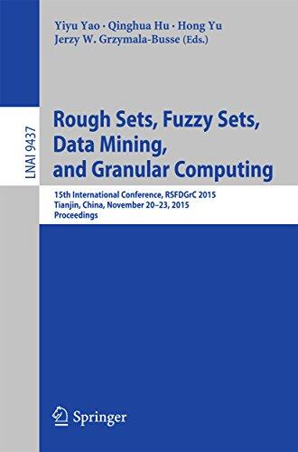 Rough Sets, Fuzzy Sets, Data Mining, and Granular Computing: 15th International Conference (RSFDGrC 2015)