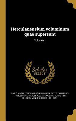 Herculanensium voluminum quae supersunt; Volumen 1