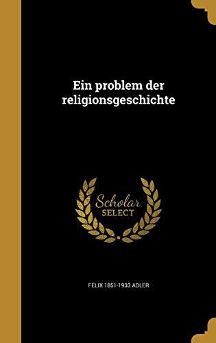 Ein problem der religionsgeschichte