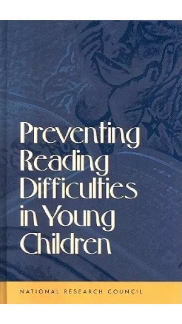 Preventing Reading Difficulties in Young Children by Committee on the Prevention of Reading Difficulties in Young Children