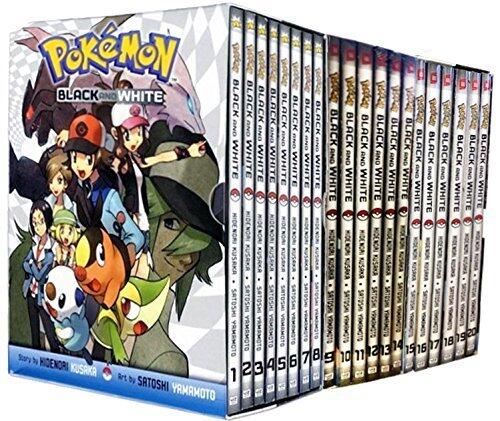 Pokemon Black & White Box:Set (Volumes 1-20) Children Collection 20 Books Set