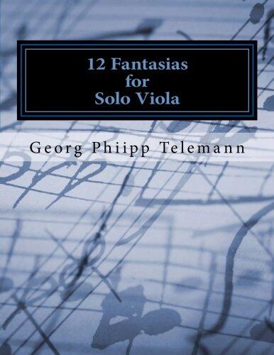 12 Fantasias for Solo Viola