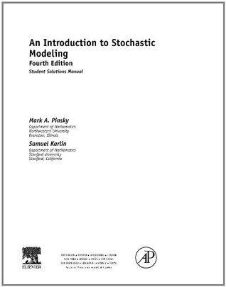 An Introduction to Stochastic Modeling (Student Solutions Manual)