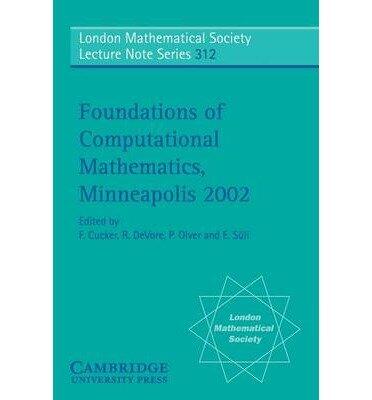 [(Foundations of Computational Mathematics, Minneapolis 2002 )] [Author: Felipe Cucker] [Apr-2013]