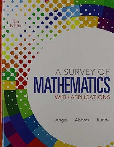 Survey of Mathematics with Applications, A Plus MathXL (6 months)