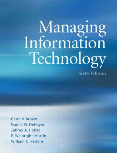 Managing Information Technology