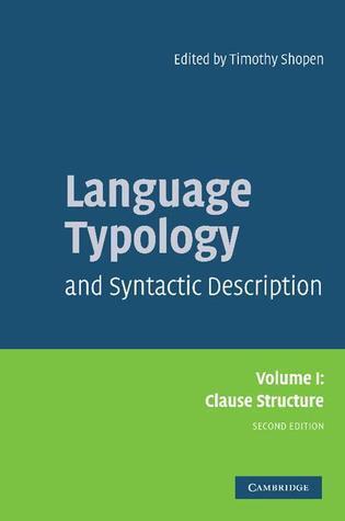 Language Typology 3 Volume Set