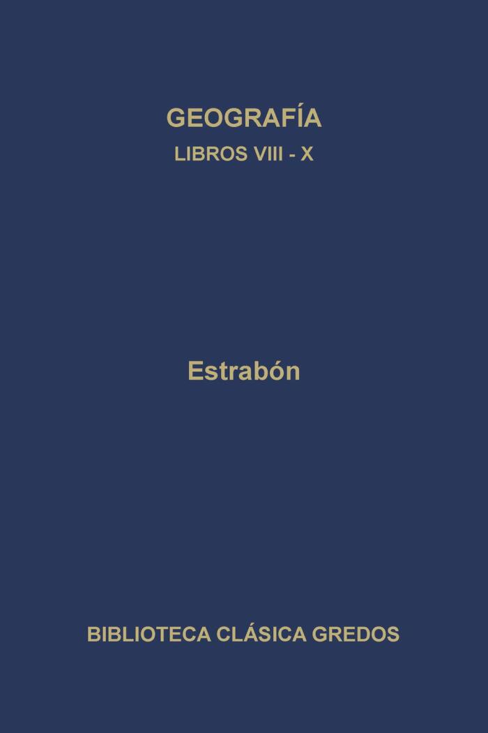 Geografía: Libros VIII-X