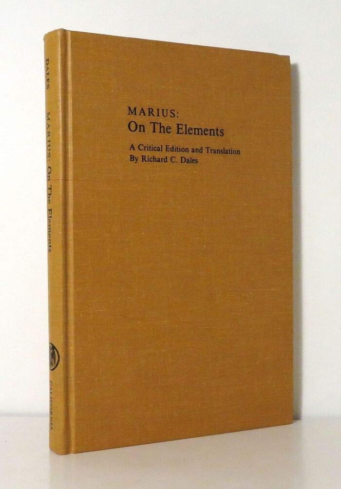 On the elements: Marius