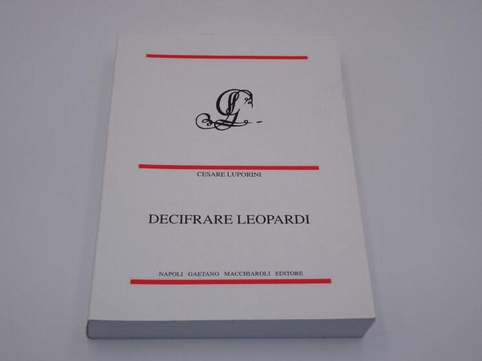 Decifrare Leopardi (Leopardiana)