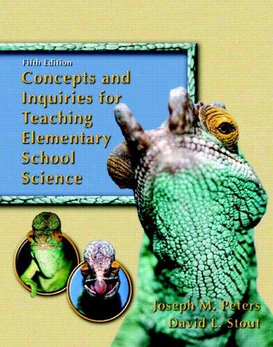 Concepts And Inquiries In Elementary School Science