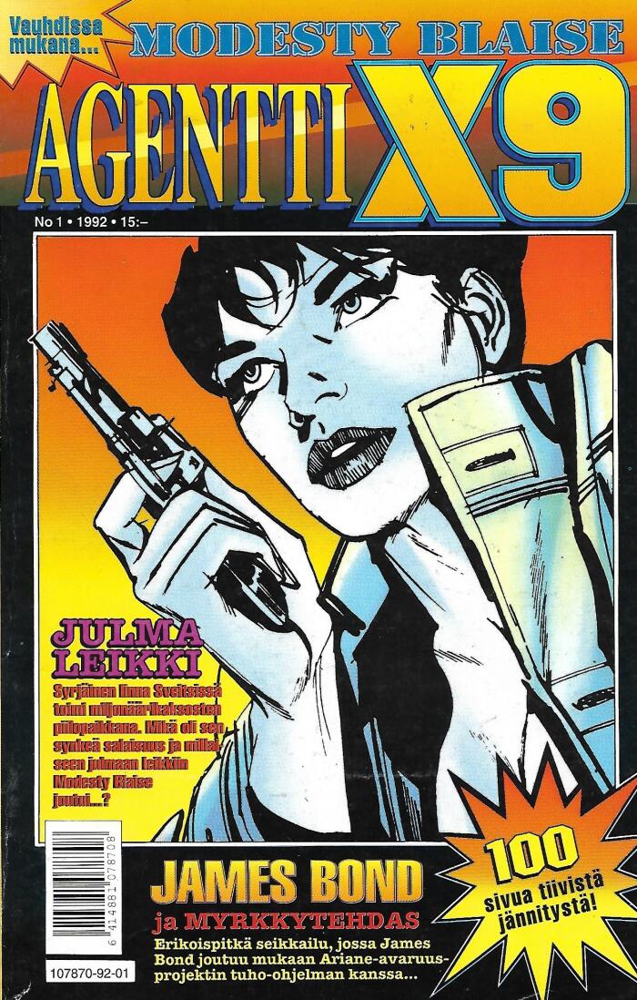 Agentti X9, #1/1992